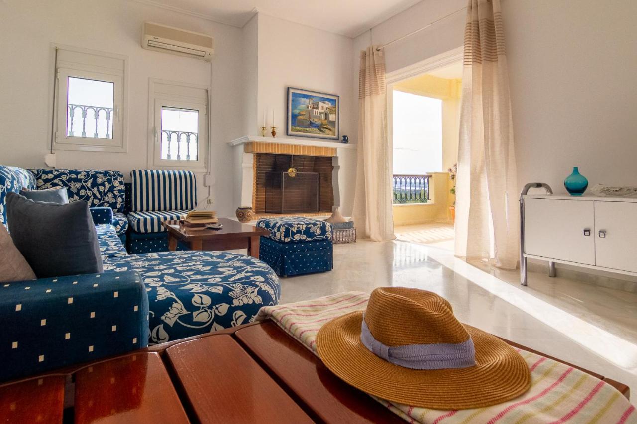 House With Amazing Ocean View And Patio - Pool Villa Porto Heli Exterior photo