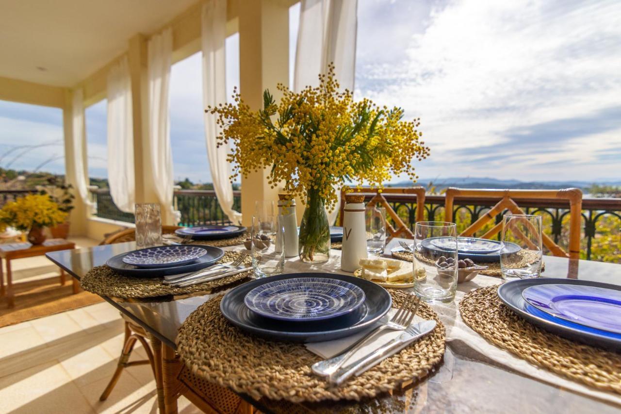 House With Amazing Ocean View And Patio - Pool Villa Porto Heli Exterior photo
