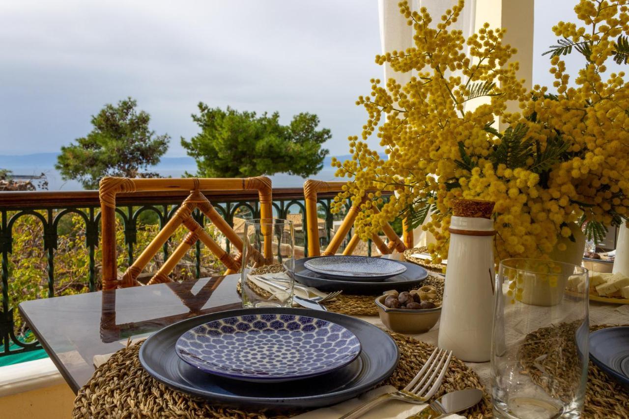 House With Amazing Ocean View And Patio - Pool Villa Porto Heli Exterior photo