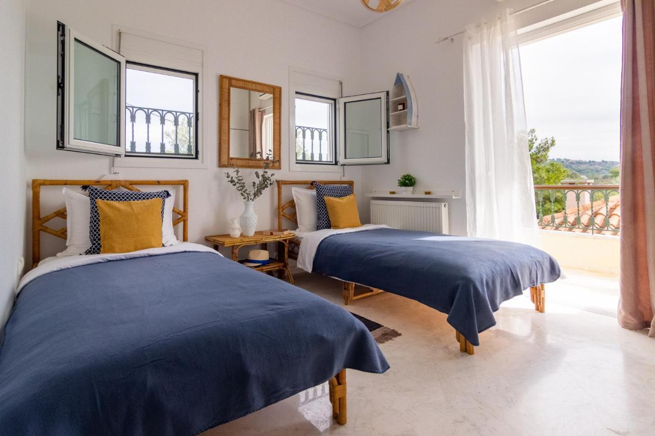 House With Amazing Ocean View And Patio - Pool Villa Porto Heli Exterior photo