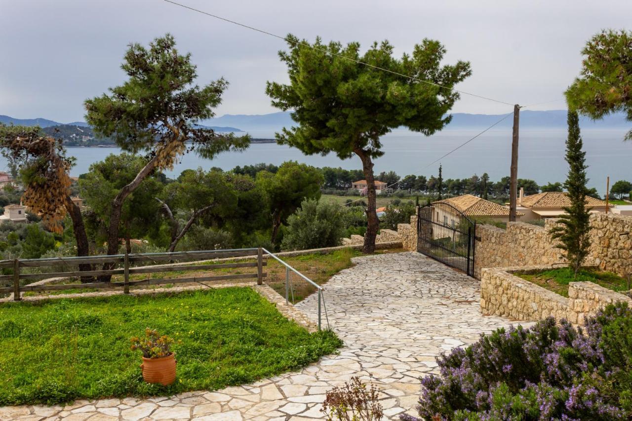 House With Amazing Ocean View And Patio - Pool Villa Porto Heli Exterior photo