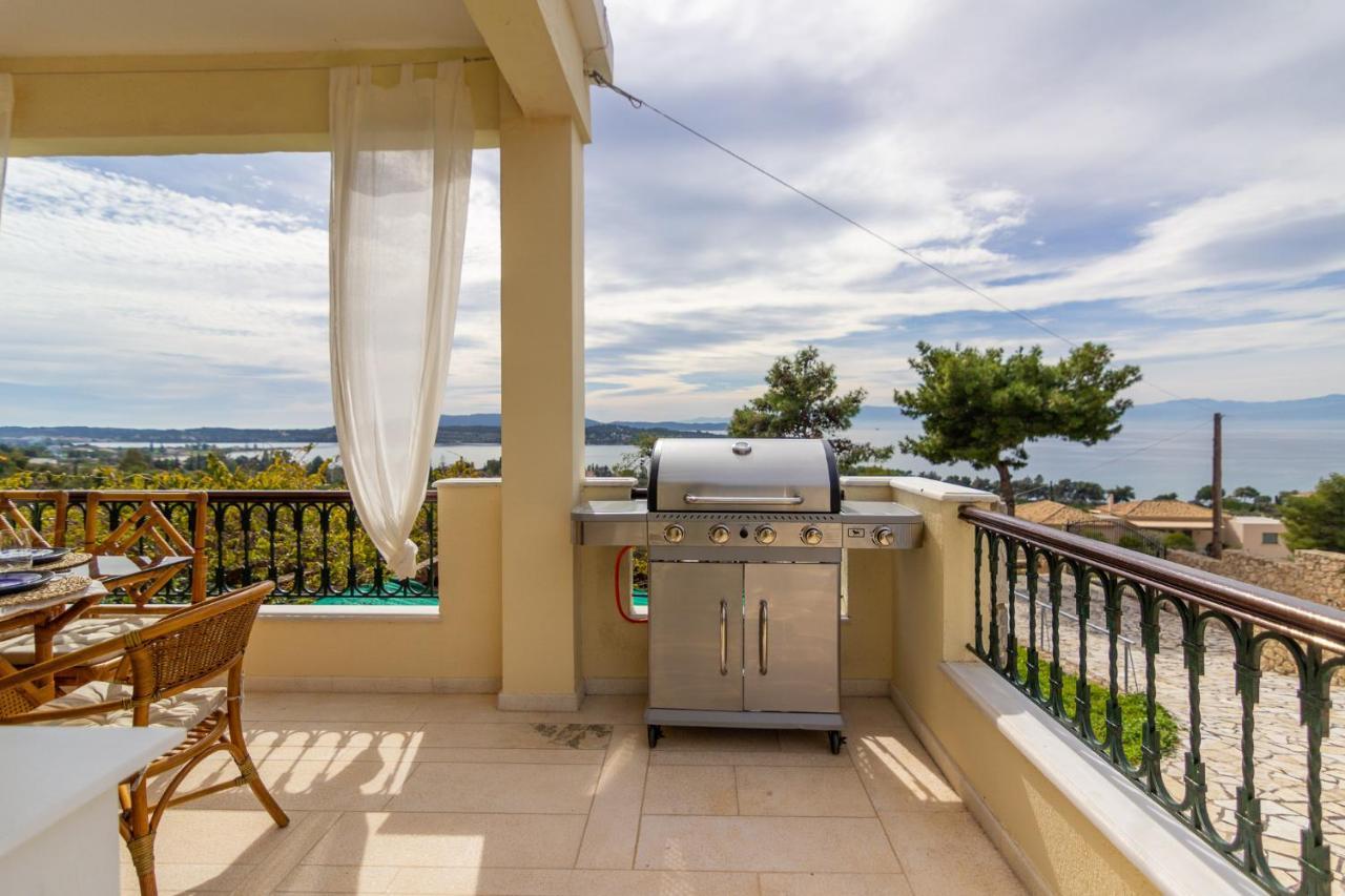 House With Amazing Ocean View And Patio - Pool Villa Porto Heli Exterior photo