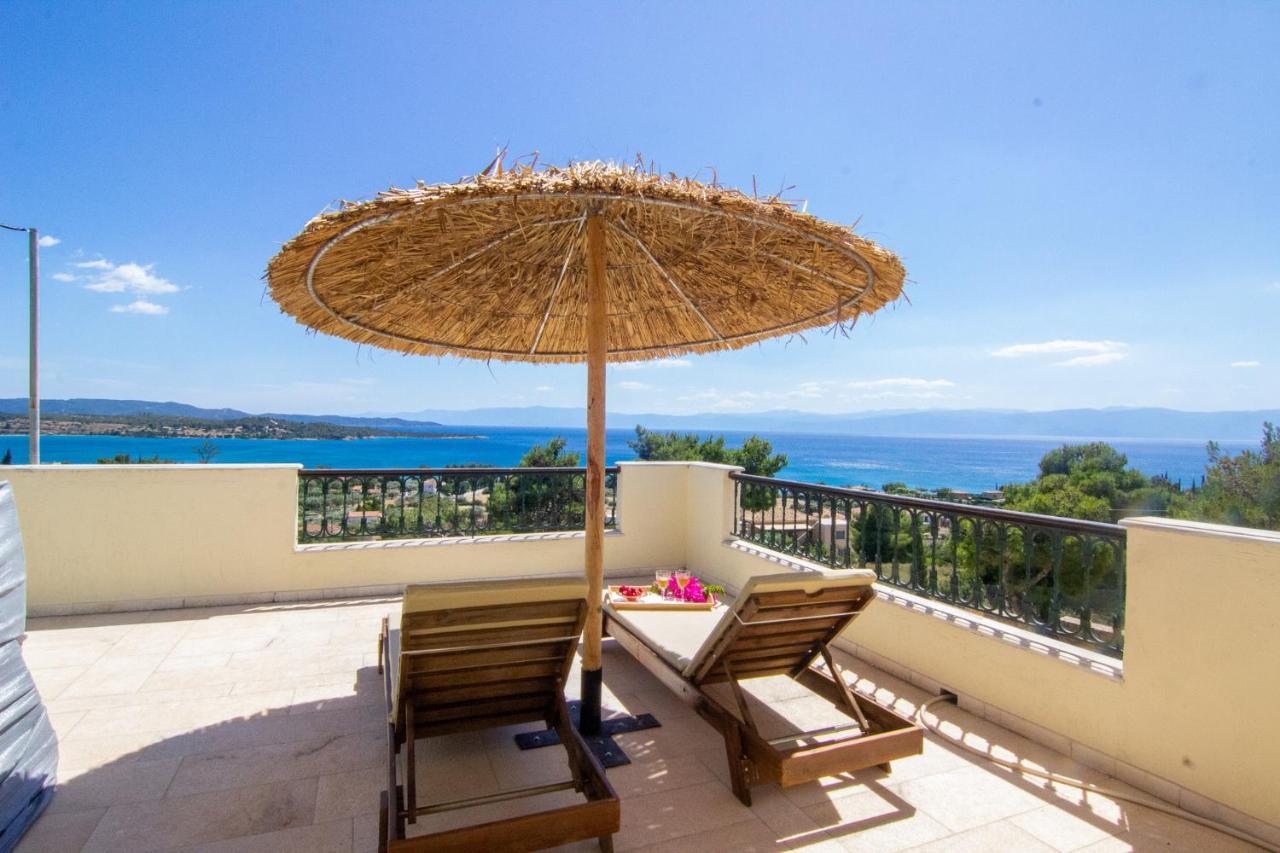 House With Amazing Ocean View And Patio - Pool Villa Porto Heli Exterior photo