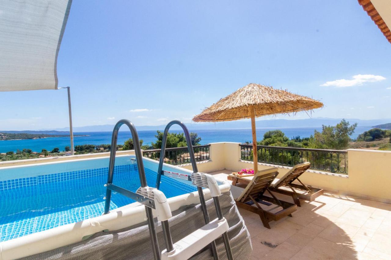 House With Amazing Ocean View And Patio - Pool Villa Porto Heli Exterior photo